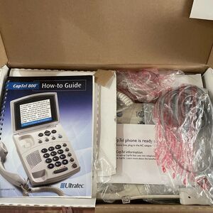 CAPTEL Model‎ 800i Ultratec Closed Caption Phone for the Hearing Impaired NOB